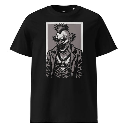 Print 'Rebellious-Clown' Organic T-shirt Black MILTTI