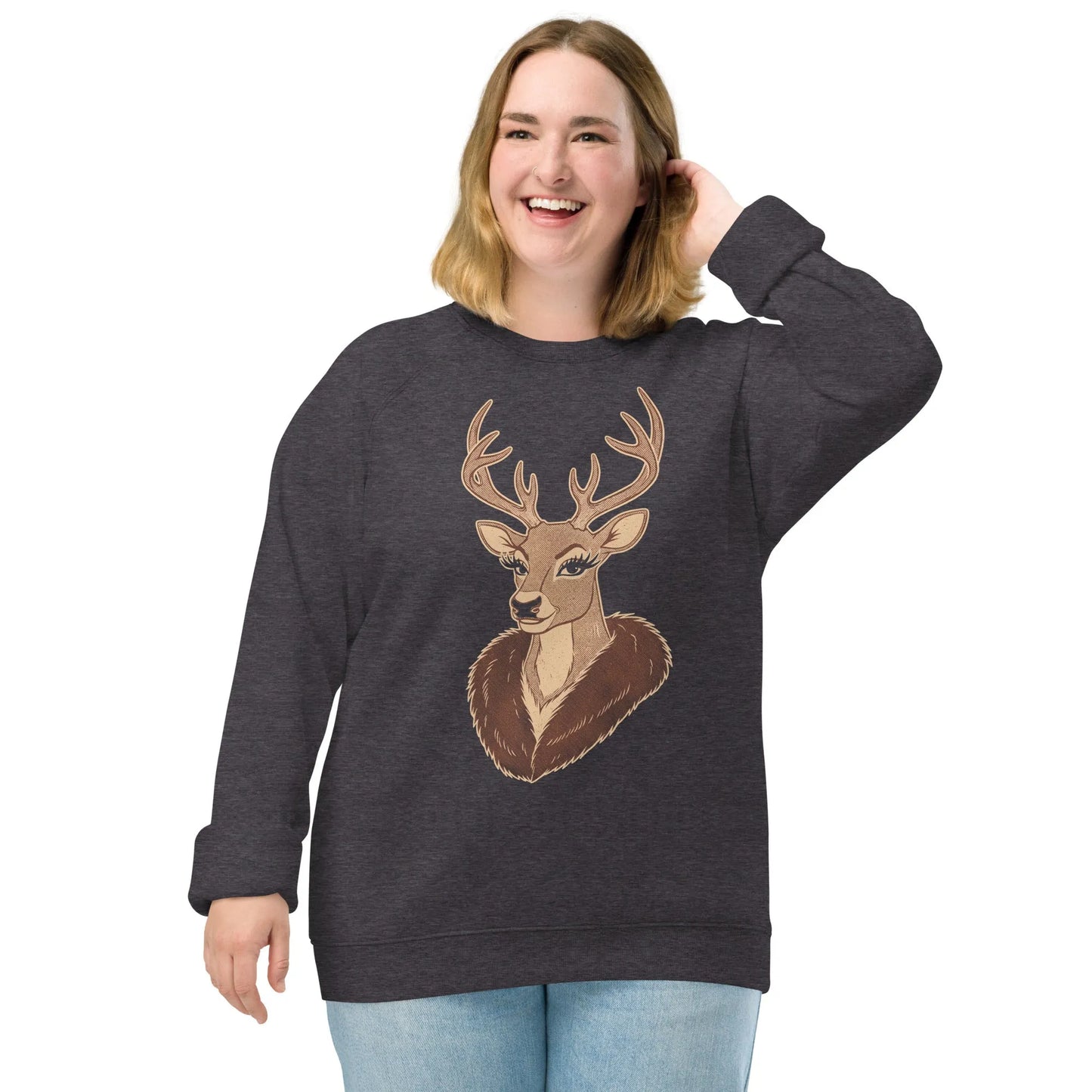 'Reindeer' Organic Sweatshirt