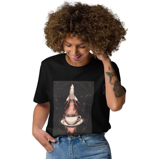 Print 'Rocket Fuel' Organic Cotton T-shirt MILTTI