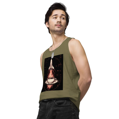 Print 'Rocket Fuel' Premium Tank Top MILTTI