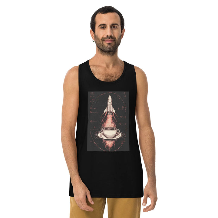 Print 'Rocket Fuel' Premium Tank Top MILTTI