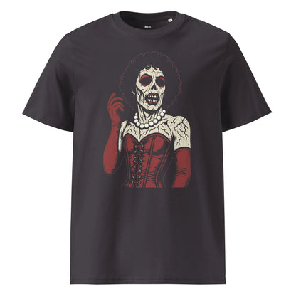 Print 'Rock'n Horror Zombie' Organic T-shirt Anthracite MILTTI