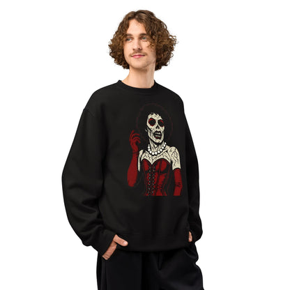 Print 'Rock'n Horror Zombie' Oversized Sweatshirt MILTTI