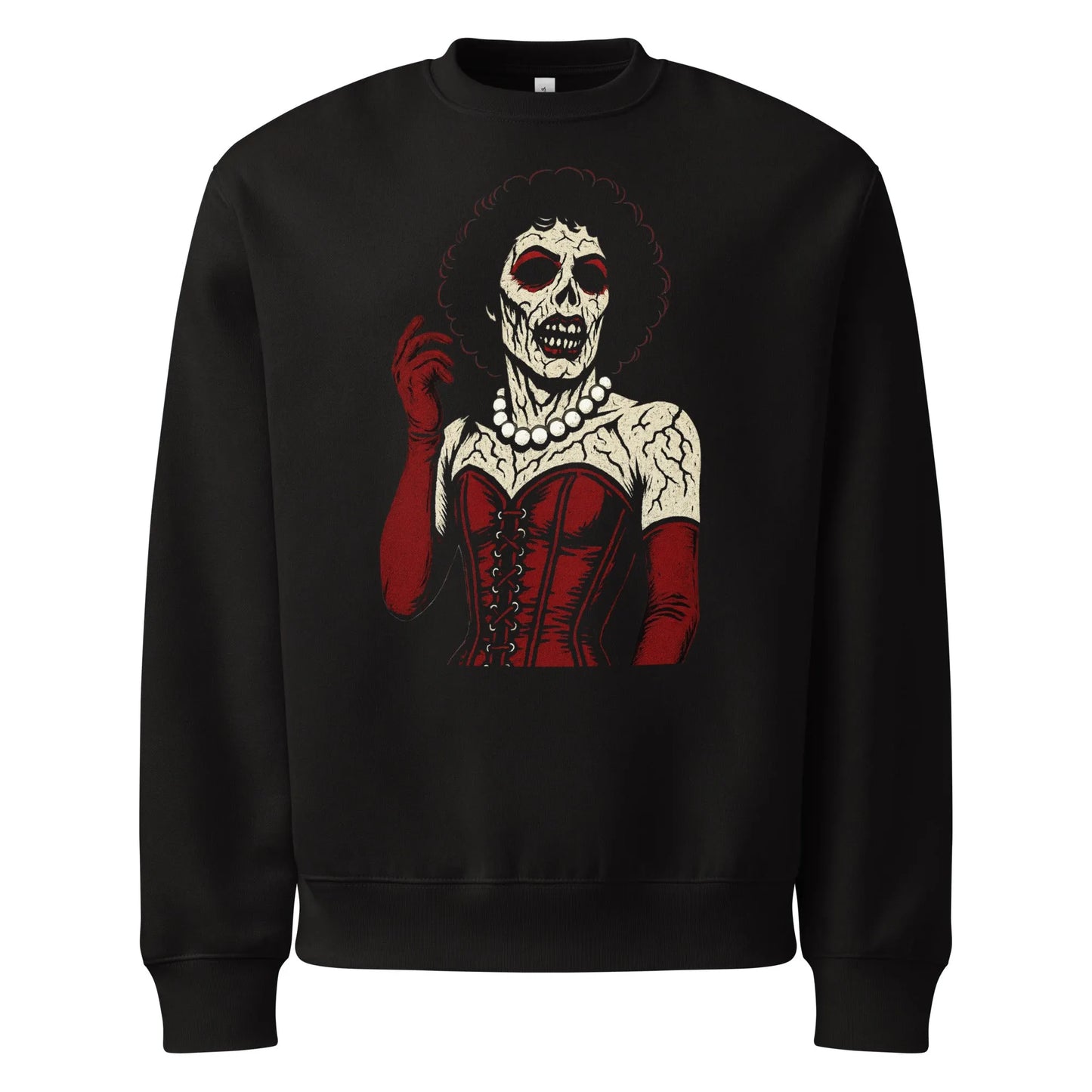 Print 'Rock'n Horror Zombie' Oversized Sweatshirt MILTTI