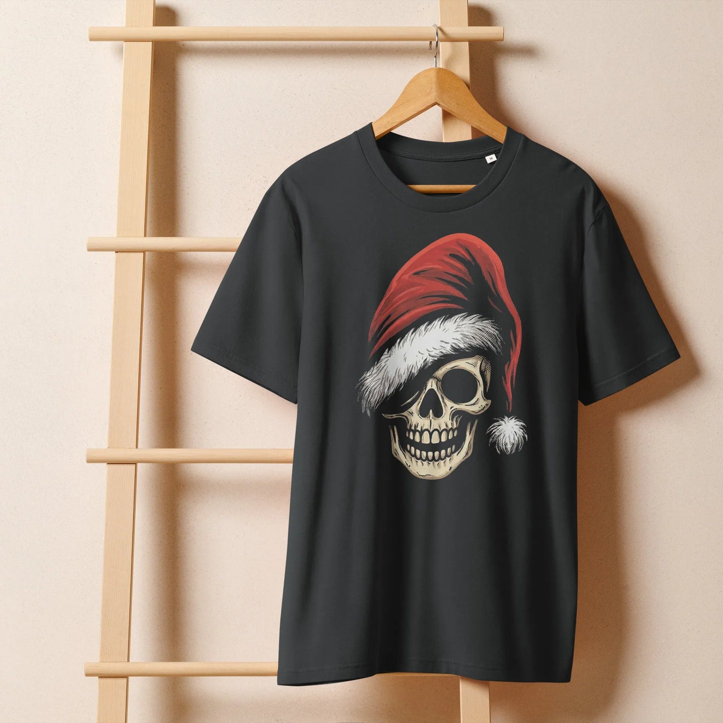 'Santa Skull' Organic T-shirt