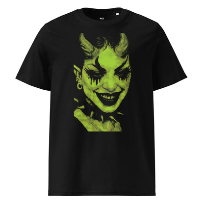 Print 'Sapphic Demon' Organic Tee Black MILTTI