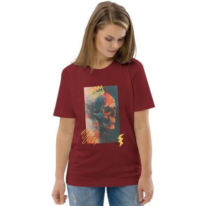 Print 'Skull Burn' Organic Cotton T-shirt MILTTI