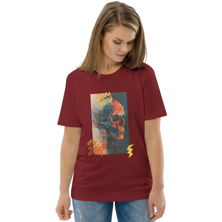 Print 'Skull Burn' Organic Cotton T-shirt MILTTI