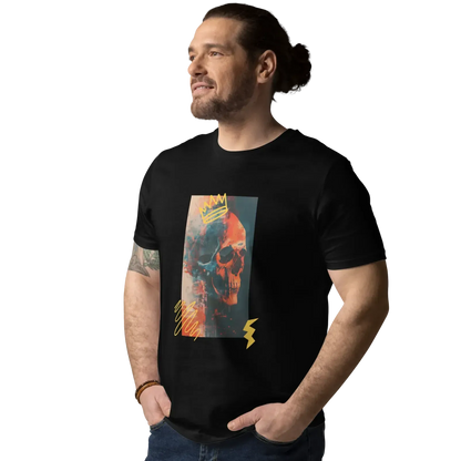 Print 'Skull Burn' Organic Cotton T-shirt MILTTI