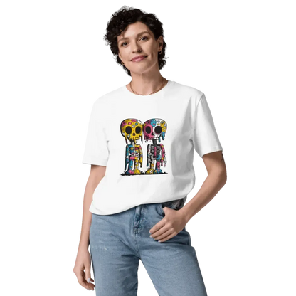 Print 'Skull Drip' Organic Cotton T-shirt MILTTI