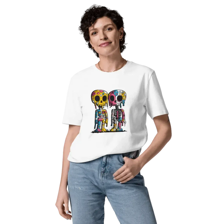 Print 'Skull Drip' Organic Cotton T-shirt MILTTI