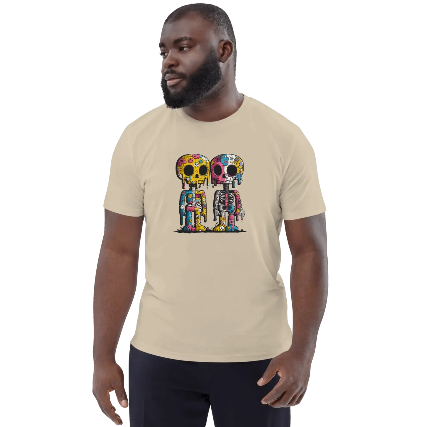 Print 'Skull Drip' Organic Cotton T-shirt MILTTI