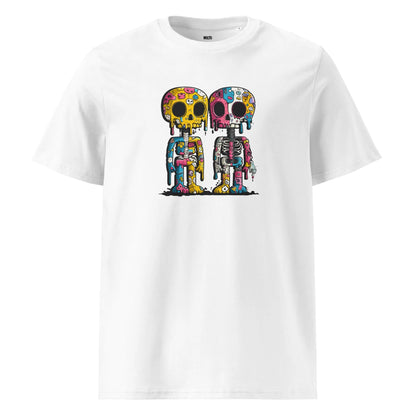 Print 'Skull Drip' Organic Cotton T-shirt White MILTTI
