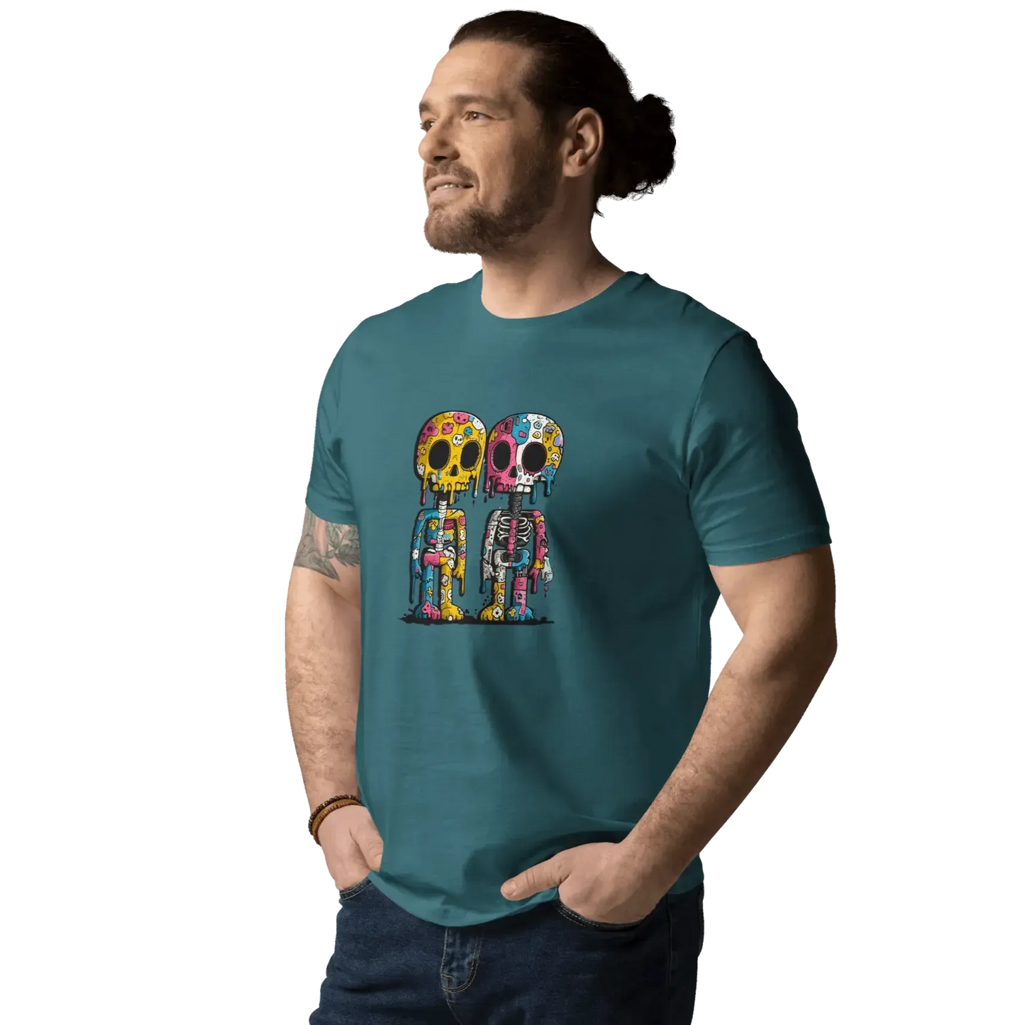 Print 'Skull Drip' Organic Cotton T-shirt MILTTI