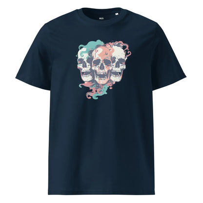 Print 'Skull Squad' Organic Cotton T-shirt French Navy MILTTI