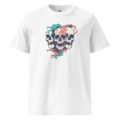 Print 'Skull Squad' Organic Cotton T-shirt White MILTTI