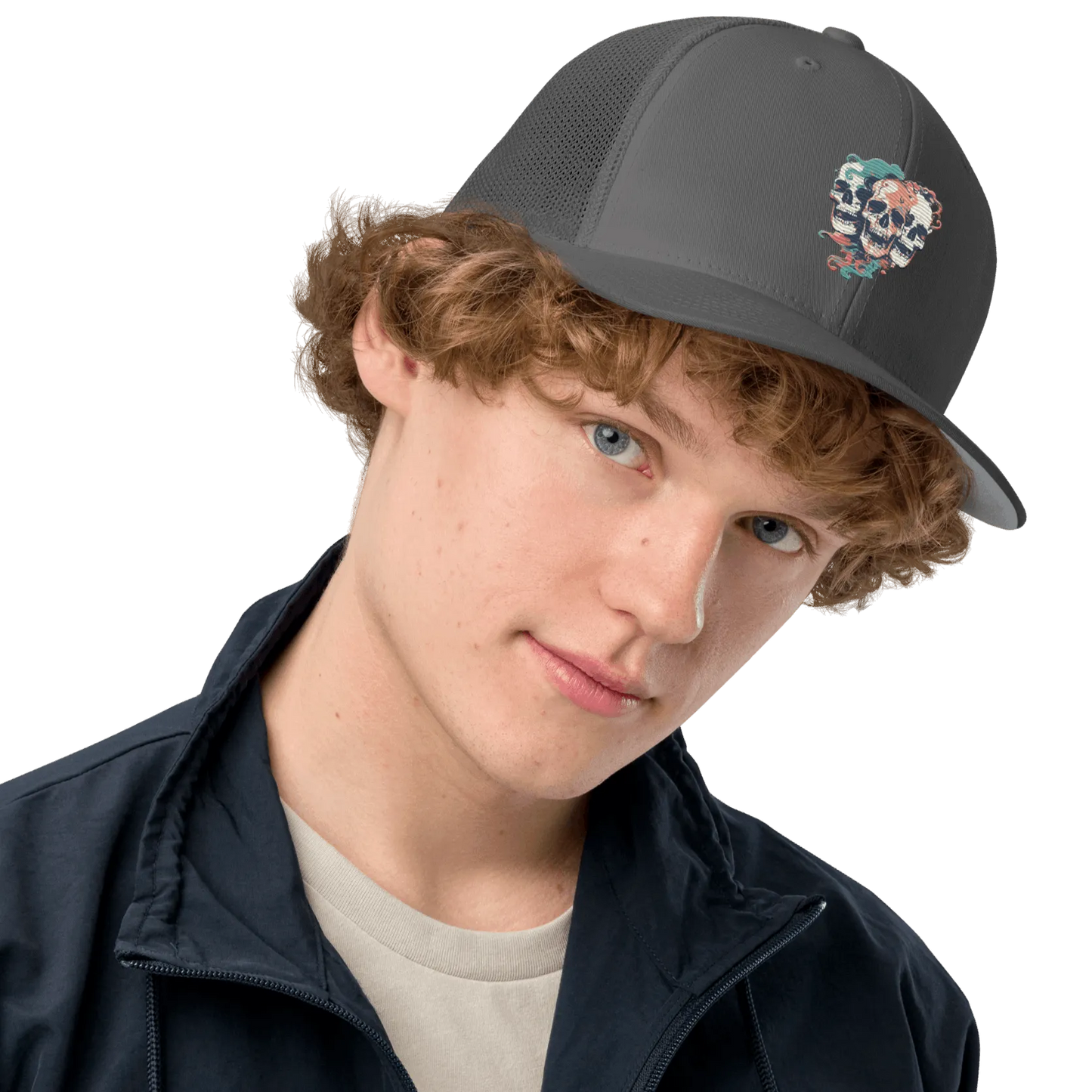 Print 'Skull Squad' Trucker Cap MILTTI