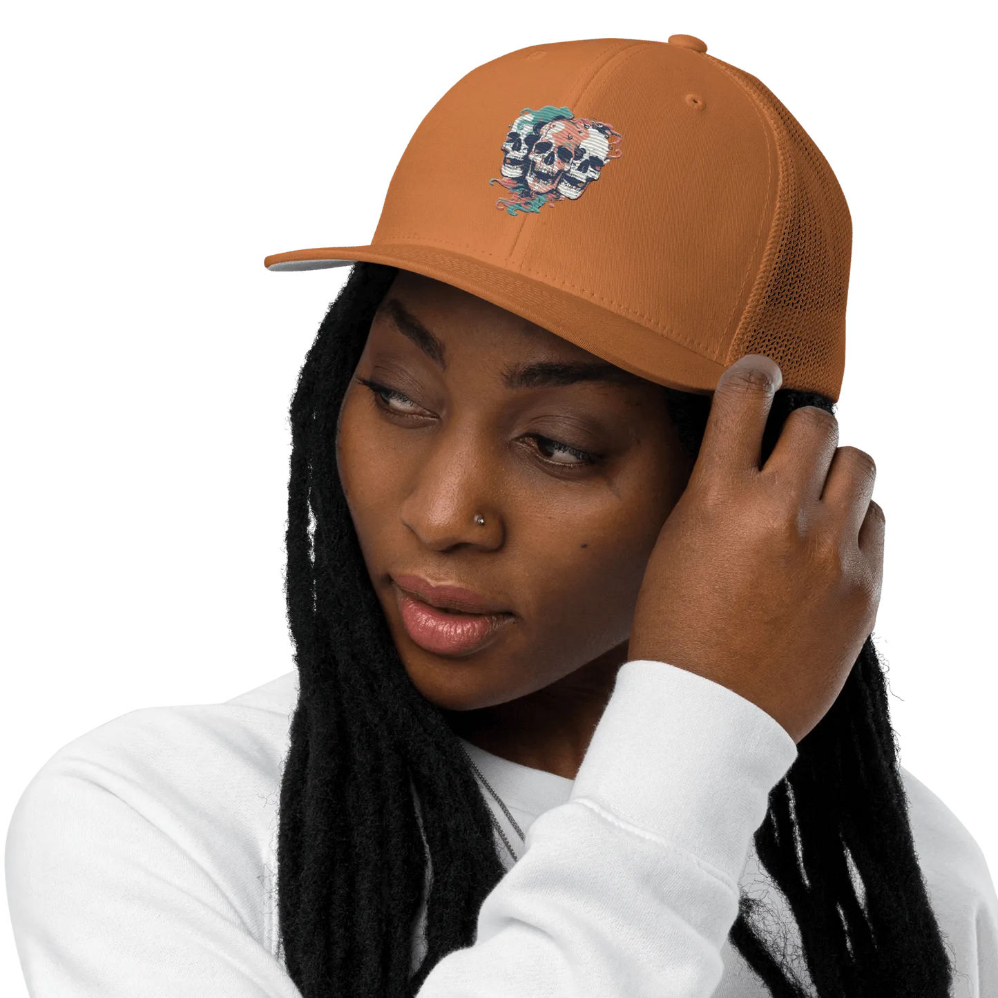 Print 'Skull Squad' Trucker Cap MILTTI