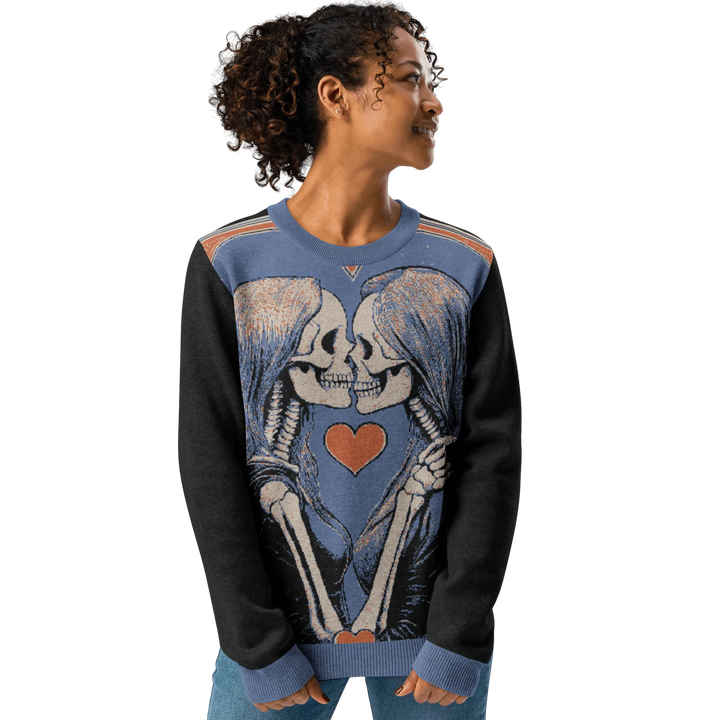 Print 'Skullmates' Knitted Sweater MILTTI