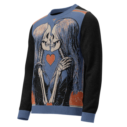 Print 'Skullmates' Knitted Sweater MILTTI