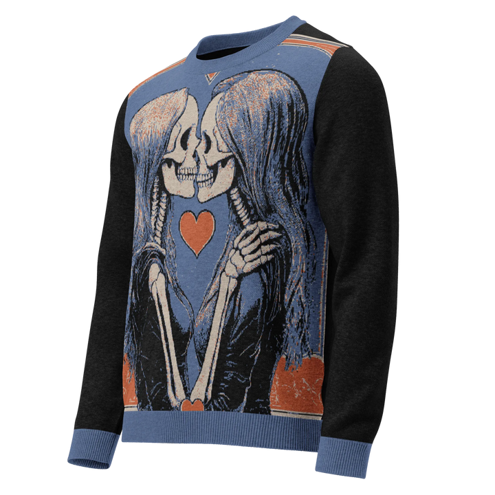 Print 'Skullmates' Knitted Sweater MILTTI