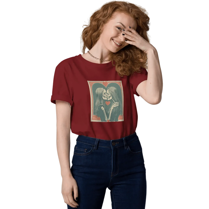 Print 'Skullmates' Organic Cotton T-shirt MILTTI