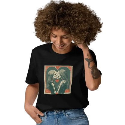 Print 'Skullmates' Organic Cotton T-shirt MILTTI