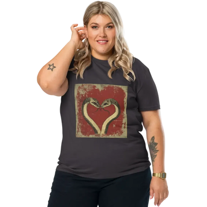 Print 'Snake Heart' Organic Cotton T-shirt MILTTI