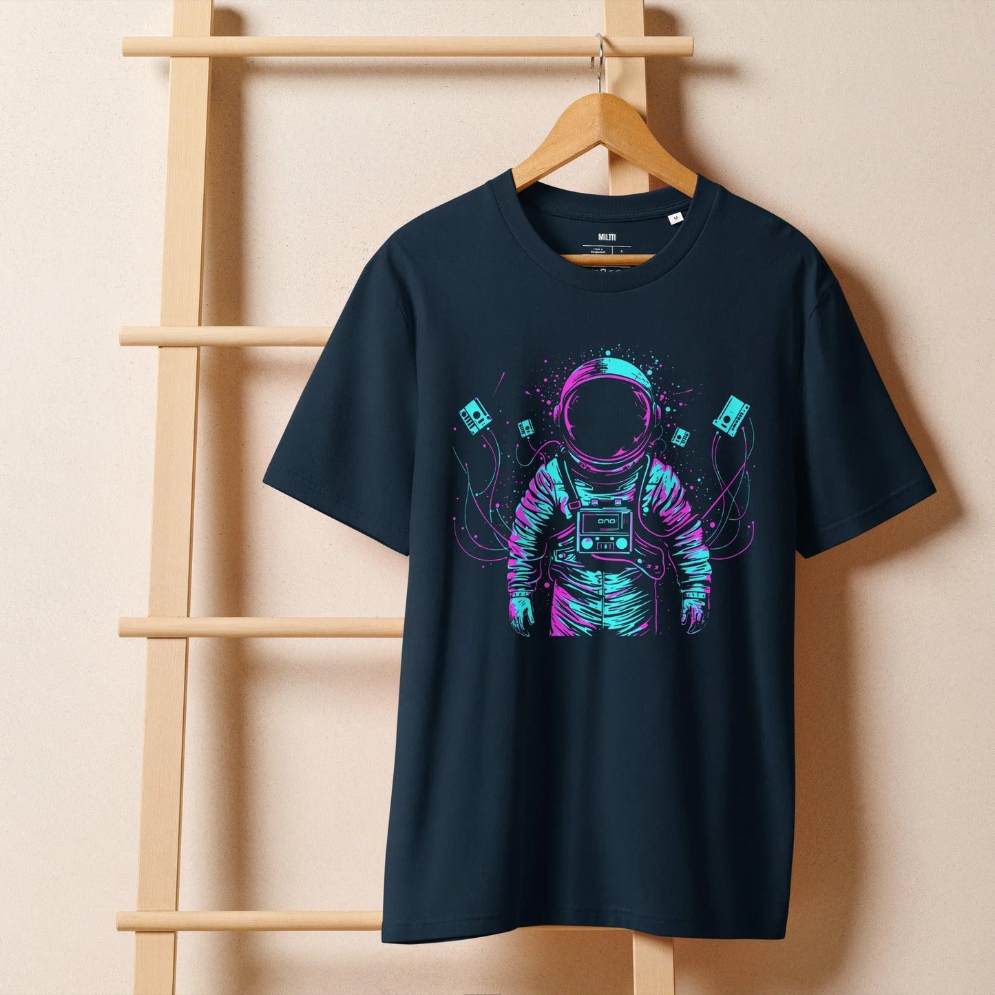 Print 'Space Trippin' Organic T-shirt MILTTI