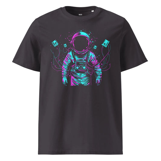 Print 'Space Trippin' Organic T-shirt Anthracite MILTTI