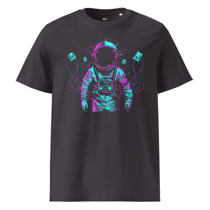 Print 'Space Trippin' Organic T-shirt Anthracite MILTTI