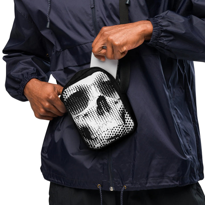 Print 'Static Skull' Crossbody Bag MILTTI