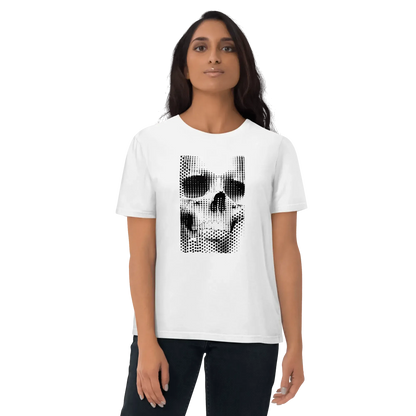 Print 'Static Skull' Organic Cotton T-shirt MILTTI