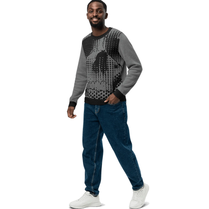 Print 'Static Skull' Knitted Sweater MILTTI