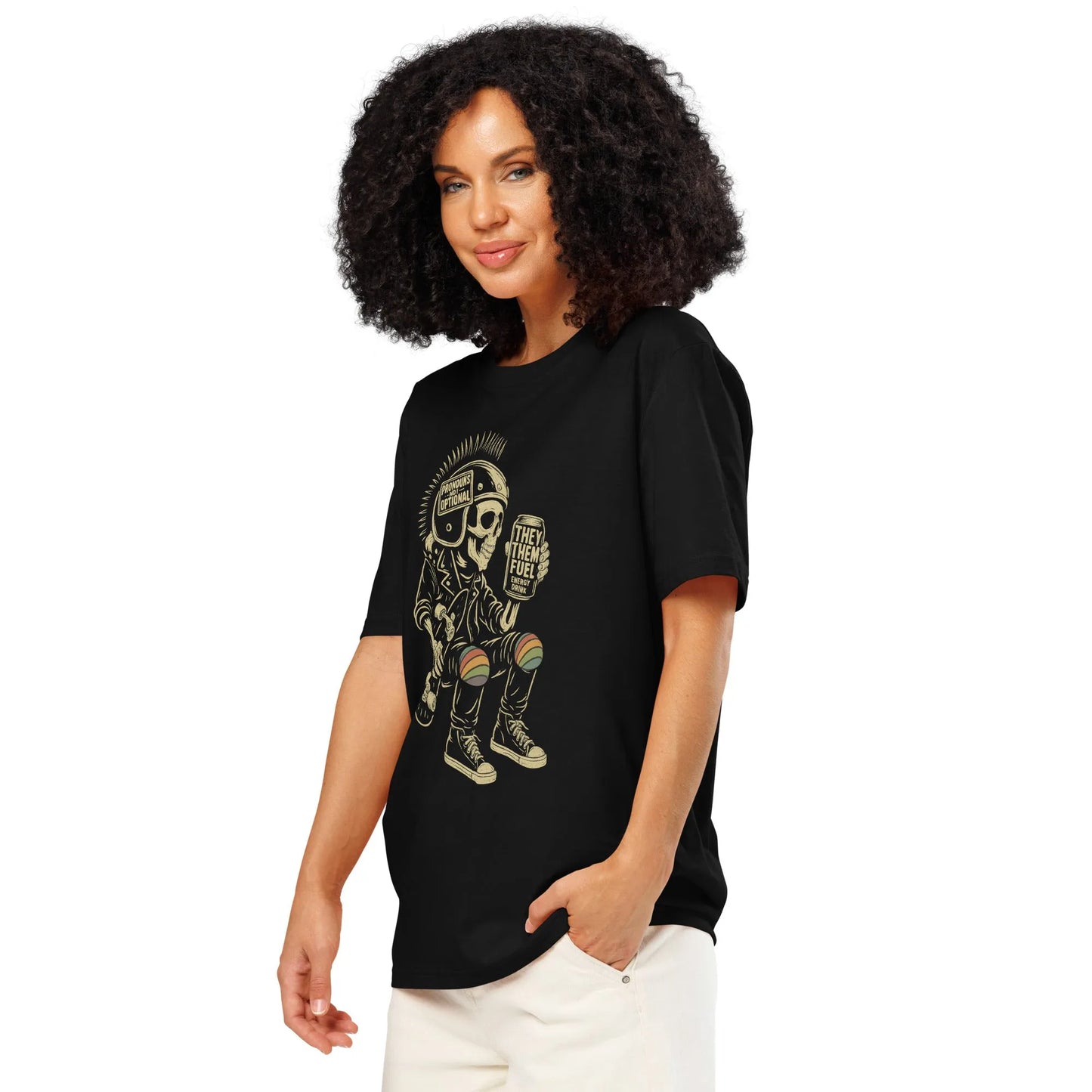 Print 'They Them Fuel' Organic Cotton T-shirt MILTTI