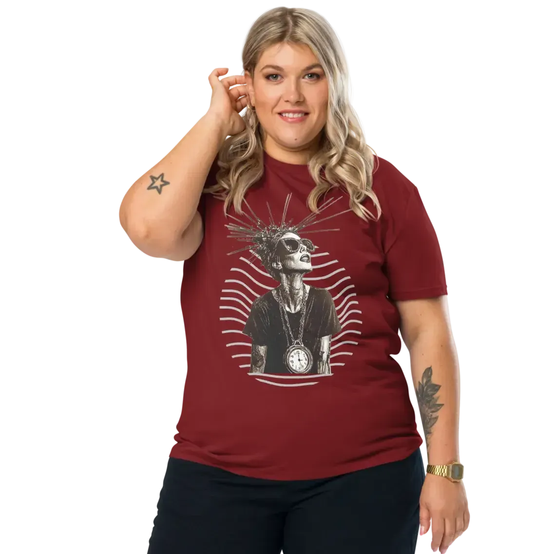 Print 'Timeless Rebel' Organic Cotton T-shirt MILTTI