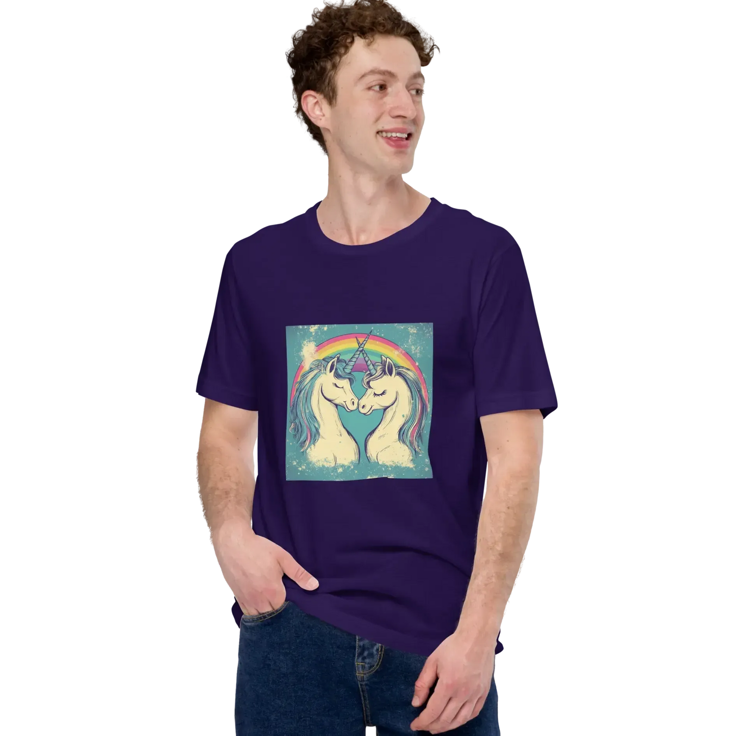 Print 'Unicorn Couple' T-shirt MILTTI