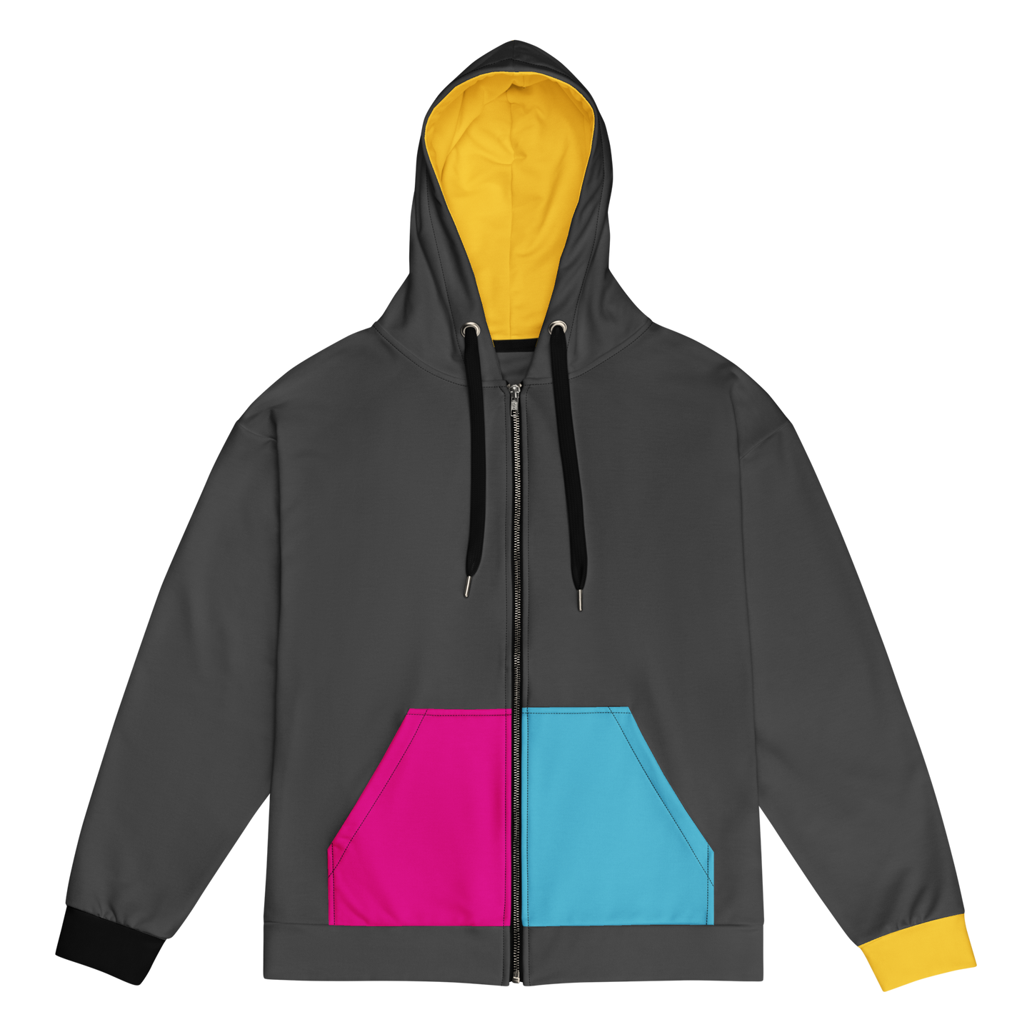 Print 'Pop Cat' Zip Hoodie MILTTI