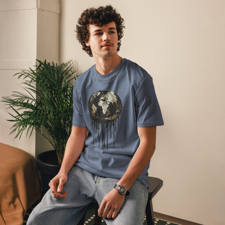 Print 'Bleeding Earth' Organic Cotton T-shirt MILTTI