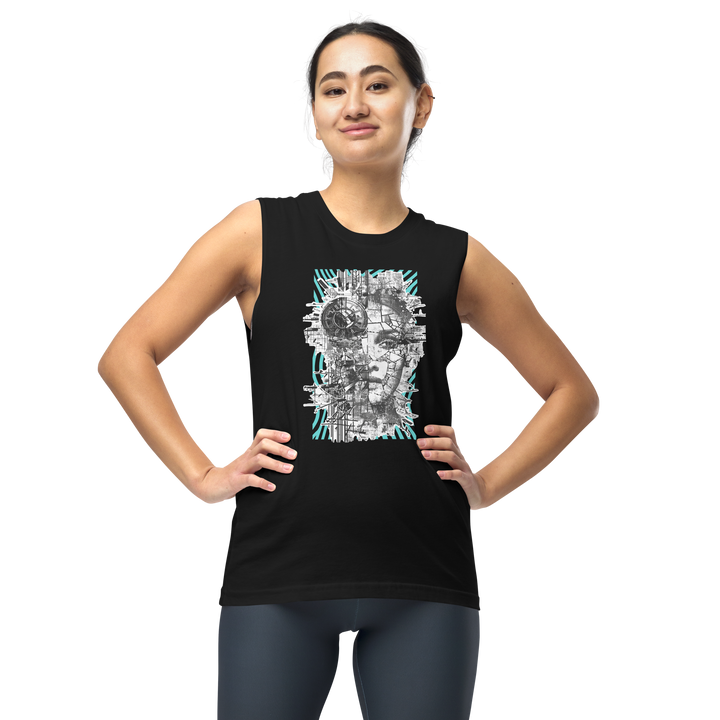 Print 'Digital Diva' Tank Top MILTTI
