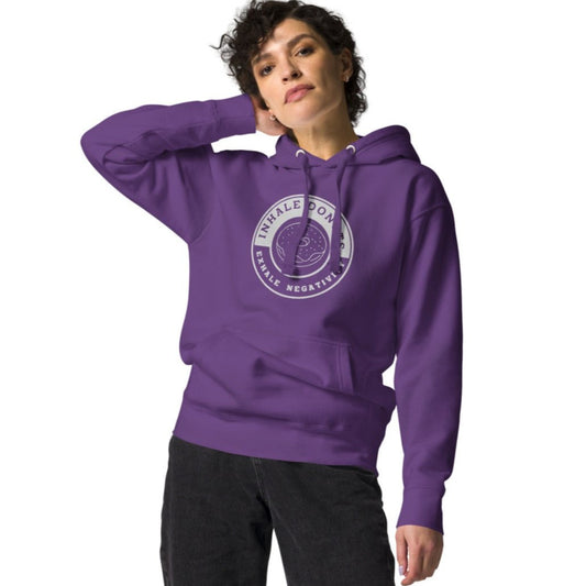 Print 'Inhale Donuts' Hoodie MILTTI