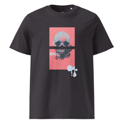Print 'Neon Afterlife' Organic Cotton T-shirt Anthracite MILTTI