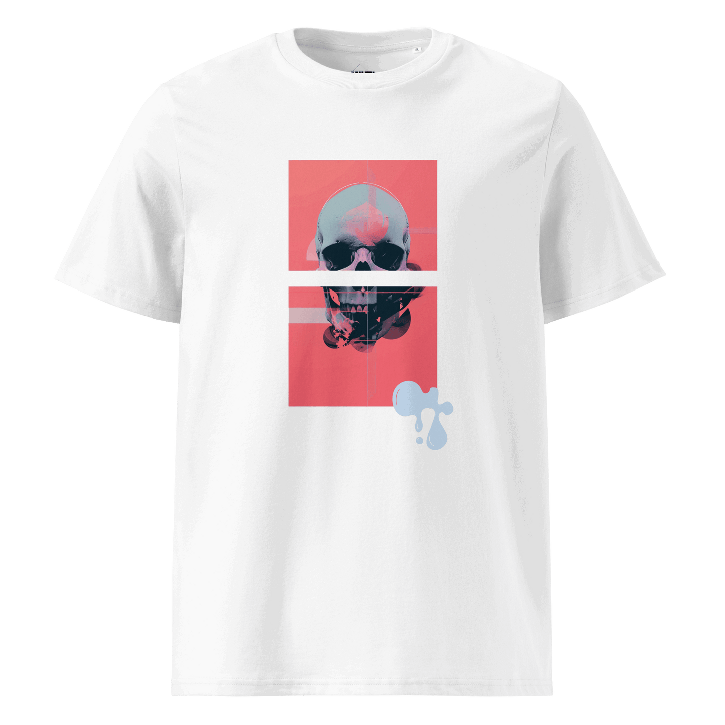 Print 'Neon Afterlife' Organic Cotton T-shirt White MILTTI
