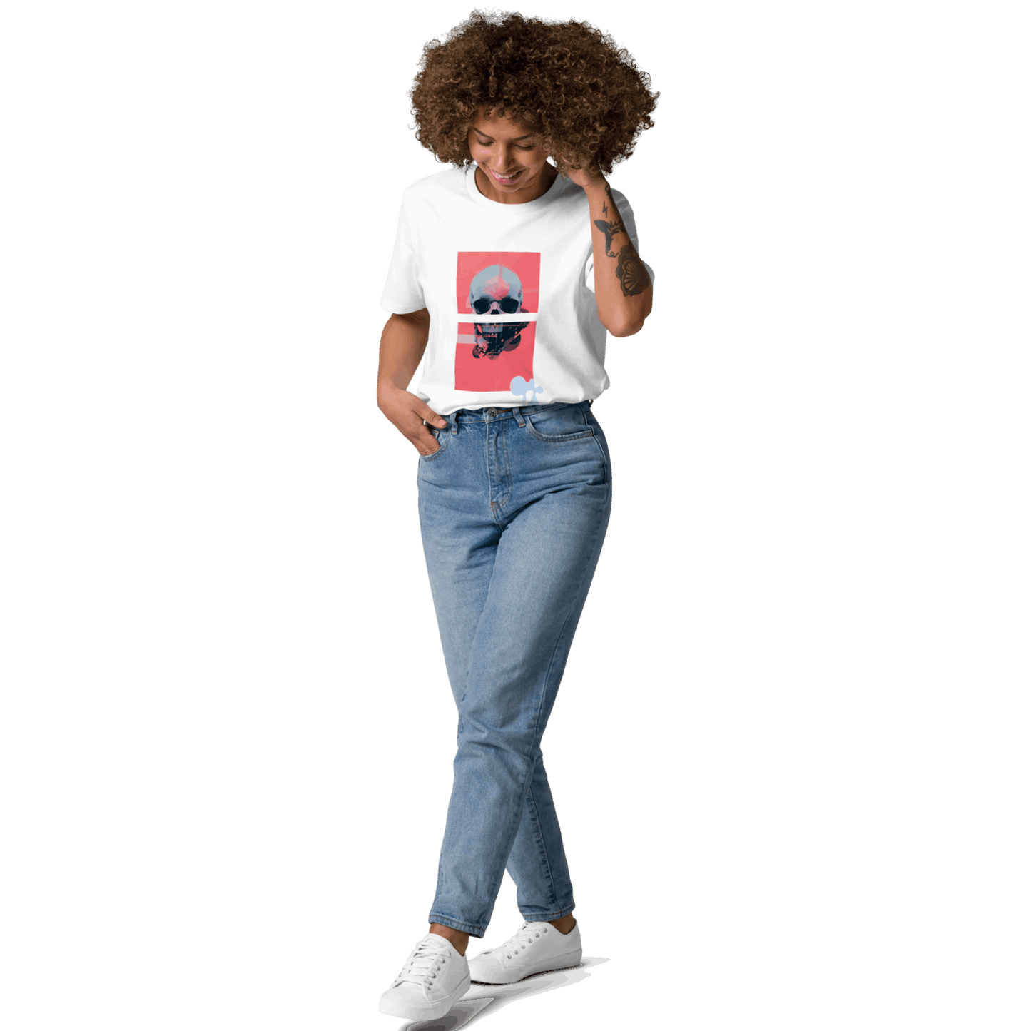 Print 'Neon Afterlife' Organic Cotton T-shirt MILTTI