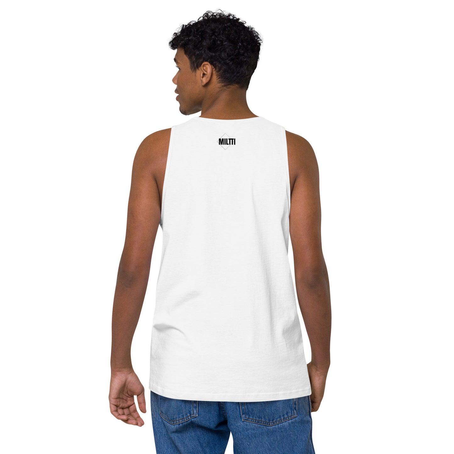 Print 'Rocket Fuel' Premium Tank Top MILTTI