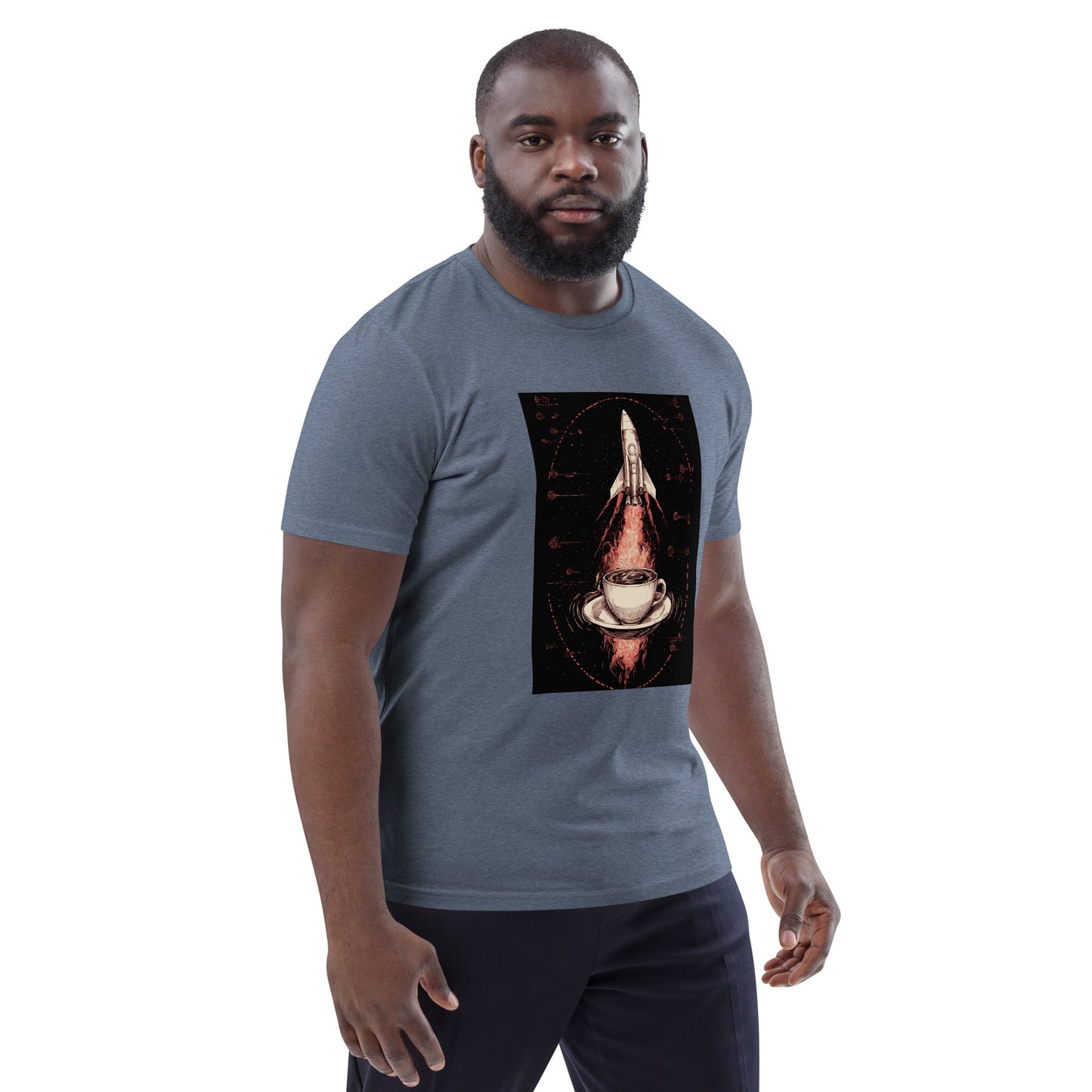 Print 'Rocket Fuel' Organic Cotton T-shirt MILTTI