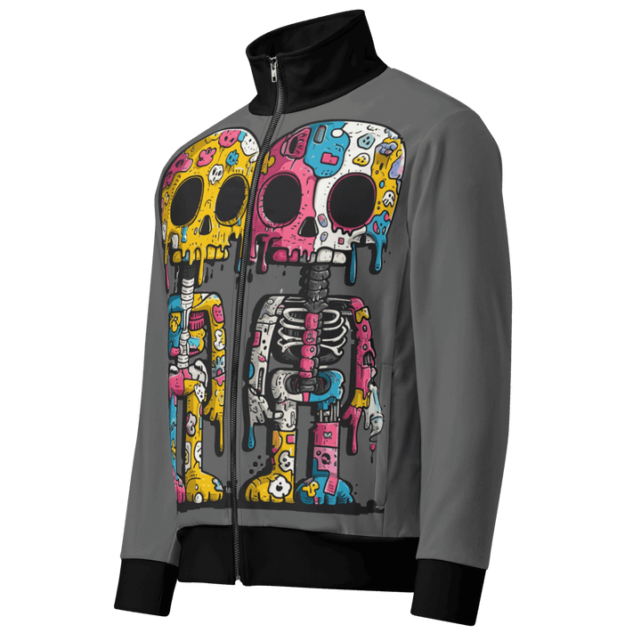 Print 'Skull Drip' Track Jacket MILTTI