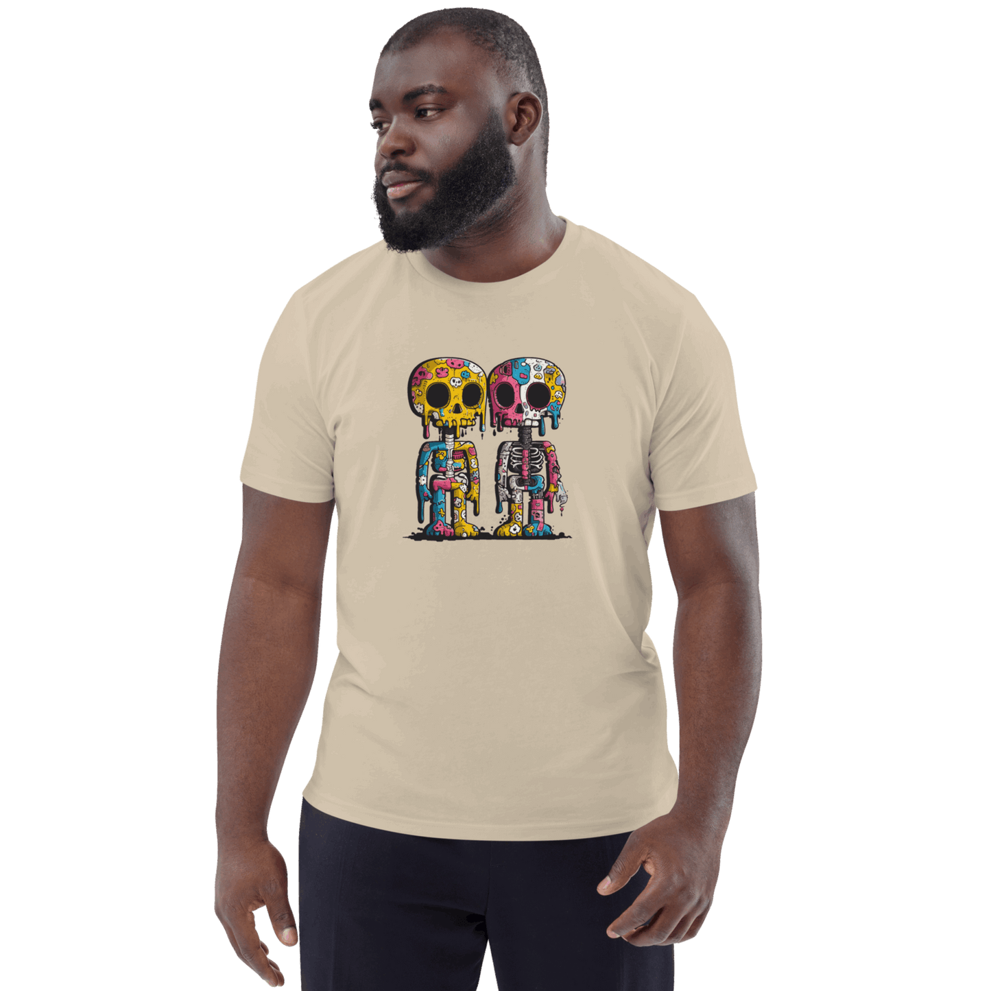 Print 'Skull Drip' Organic Cotton T-shirt MILTTI