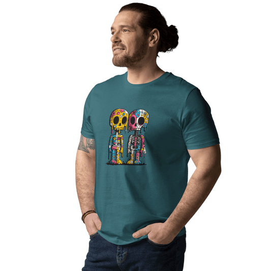 Print 'Skull Drip' Organic Cotton T-shirt MILTTI