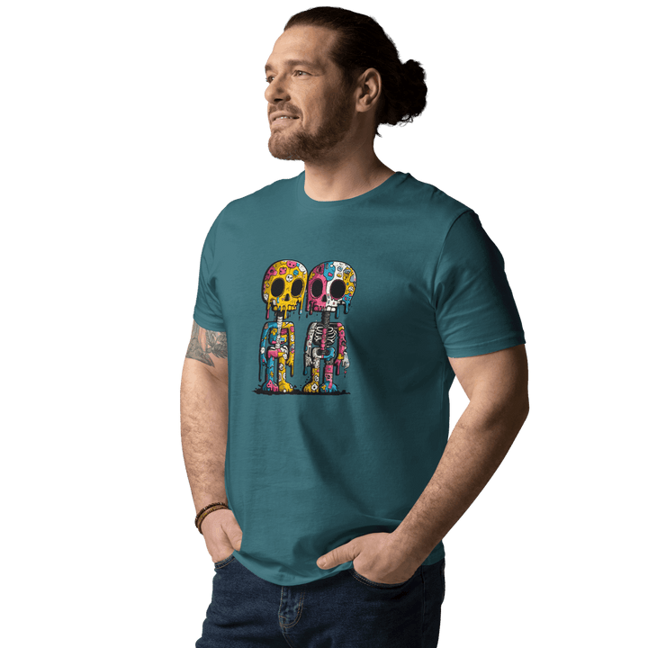 Print 'Skull Drip' Organic Cotton T-shirt MILTTI